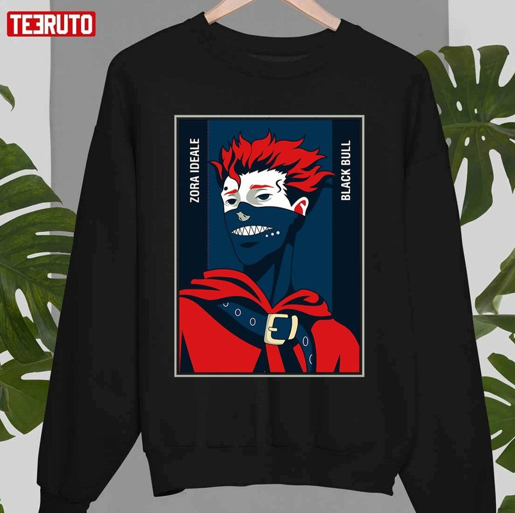 Black Bull Black Clover Series Zora Ideale Unisex T-Shirt
