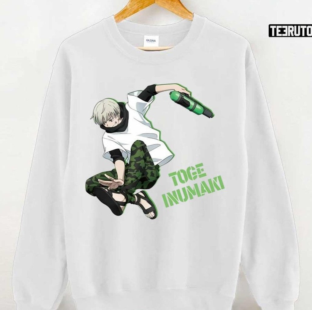 Streetwear Style Jujutsu Kaisen Toge Inumaki Fanart Unisex T-Shirt