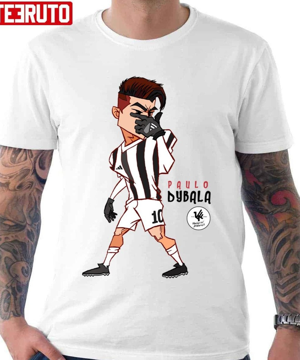 Paulo Dybala Cute Chibi Design Football Unisex T-Shirt