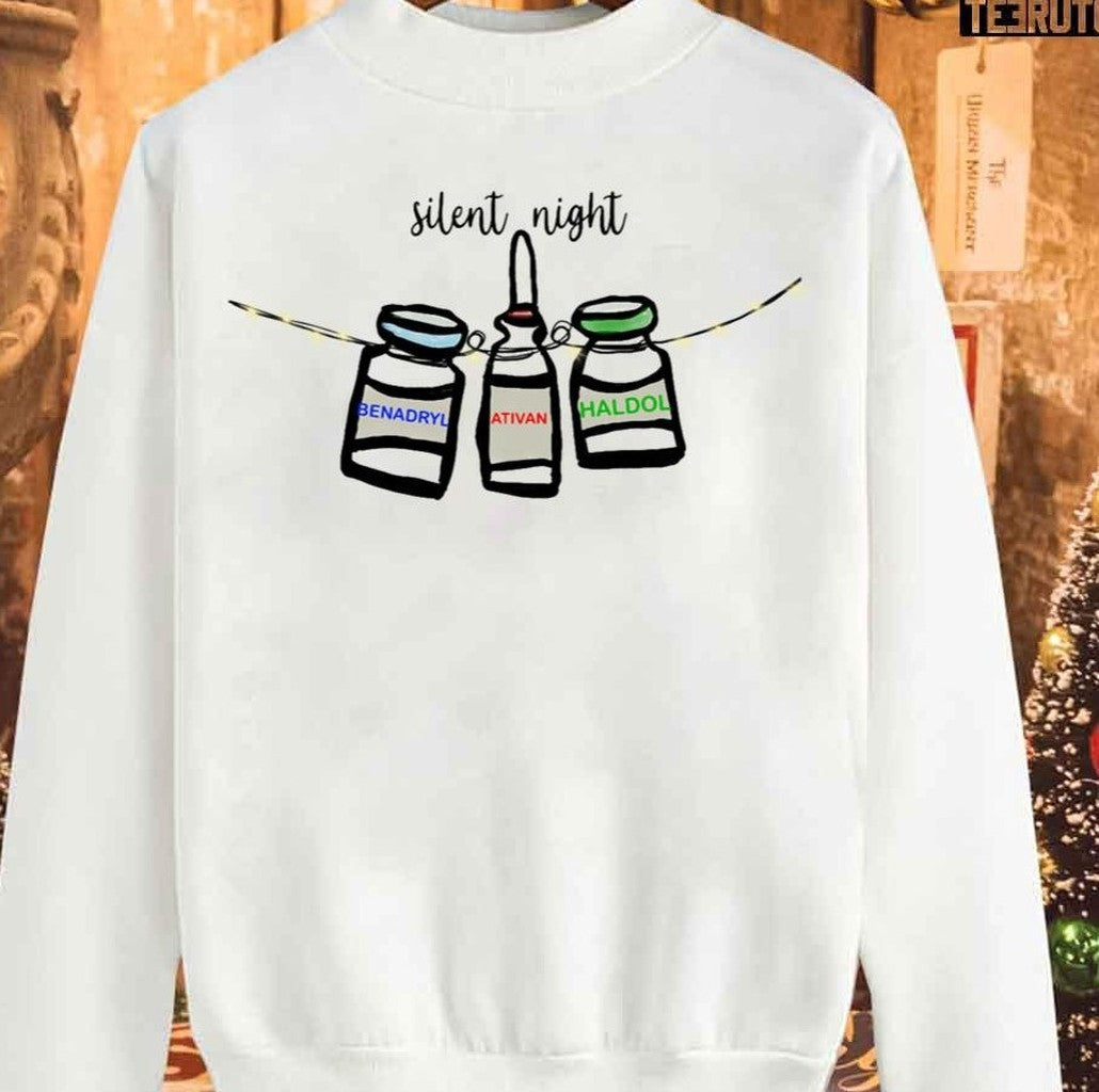 Nurses Silent Night Sweatshirt