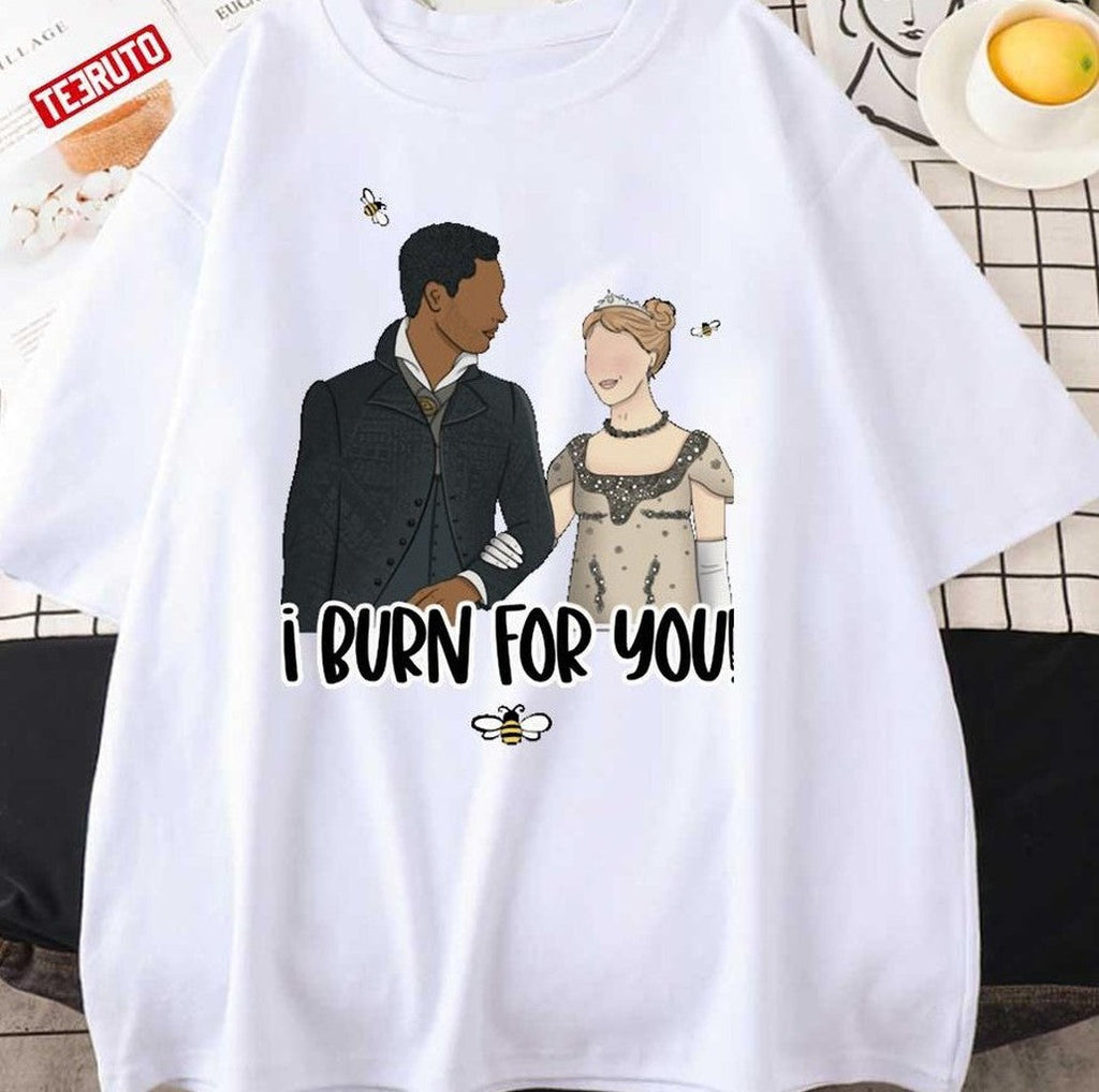 Simon Basset And Daphne Bridgerton I Burn For You Unisex Sweatshirt