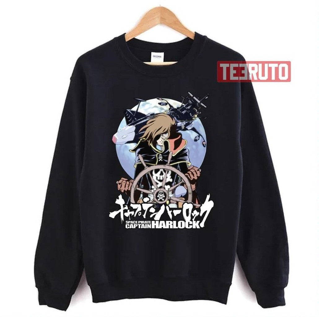 Riding A Ship Space Pirate Captain Harlock Unisex T-Shirt