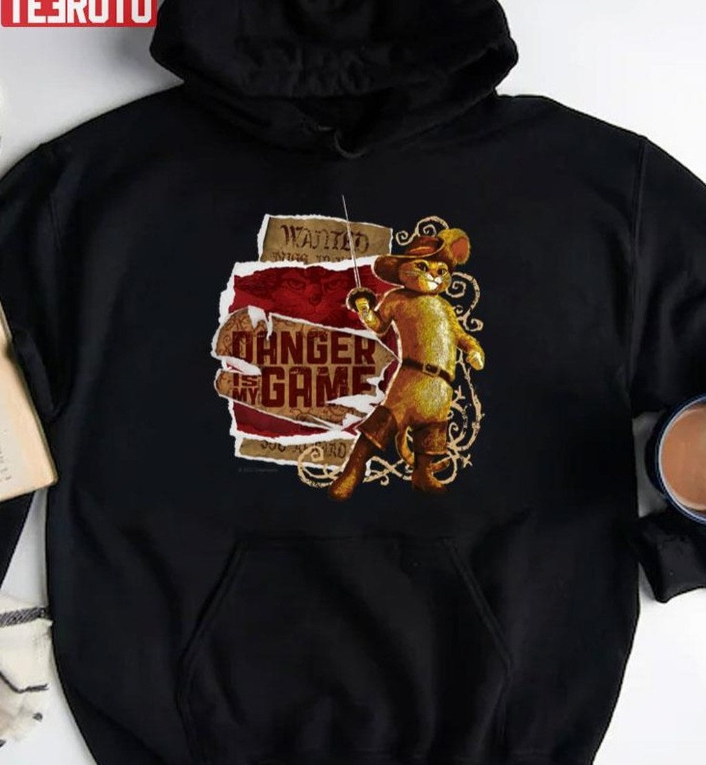 Poots In Boots Danger Is My Game Unisex T-Shirt