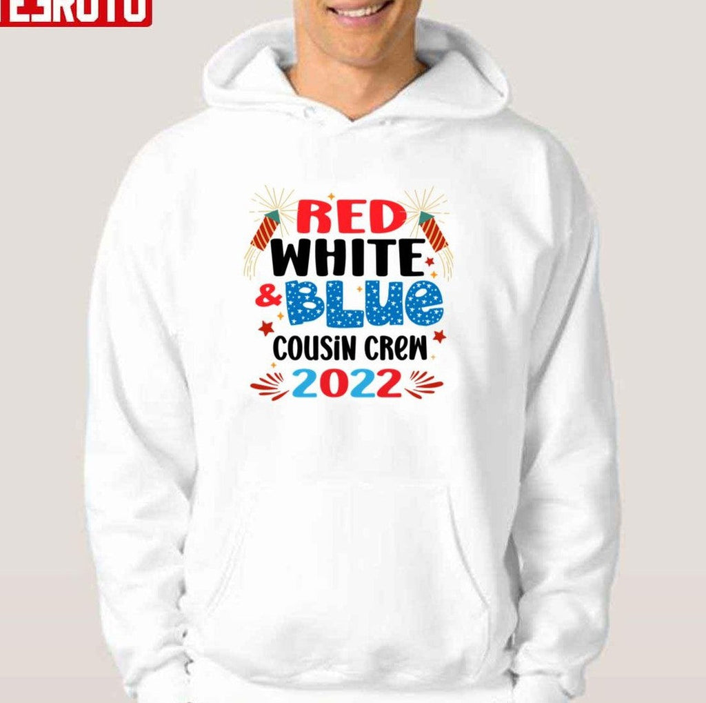 Red White &amp; Blue Cousin Crew 2022 Cousin Crew 4th Of July Unisex T-Shirt