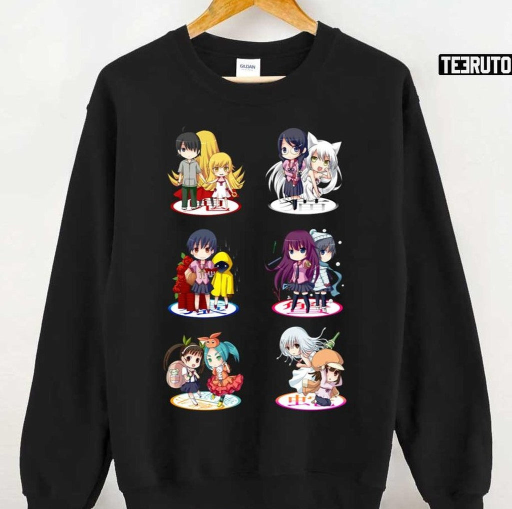 Bakemonogatari Pack 3 Unisex T-Shirt