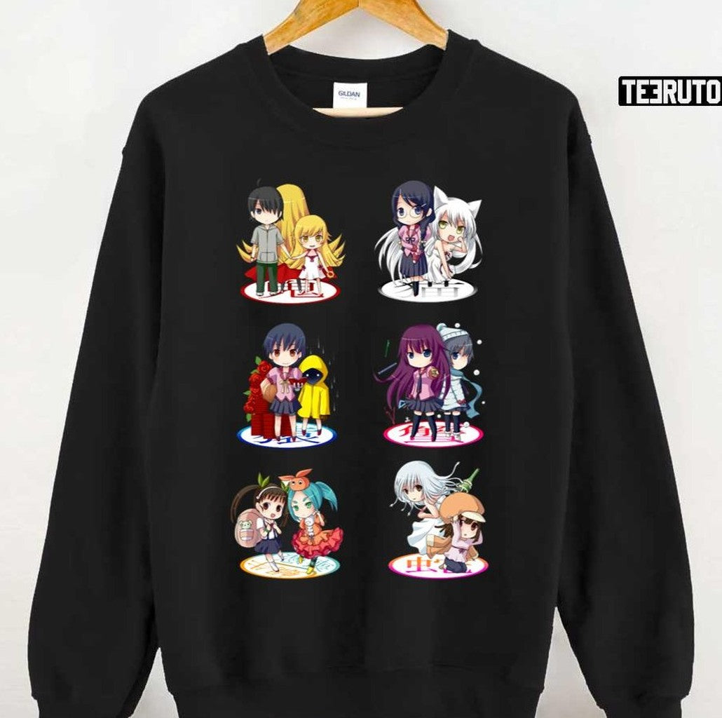 Bakemonogatari Pack 3 Unisex T-Shirt