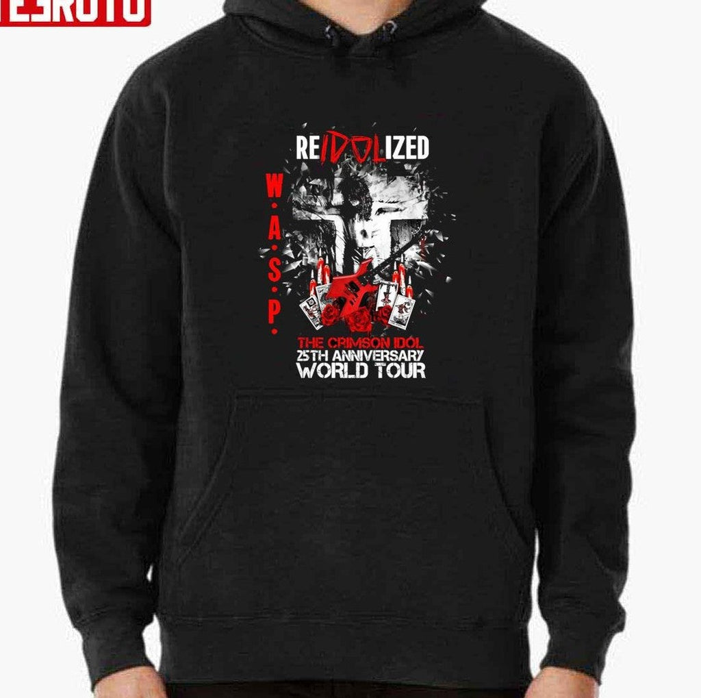 Reidolized The Crimson Idol 25th Anniversary World Tour Wasp Band Unisex T-shirt