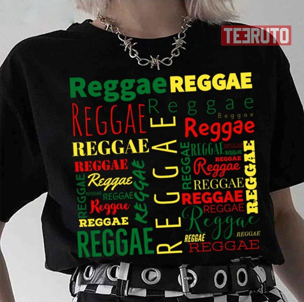 Reggae In Letters Damian Marley Unisex T-Shirt