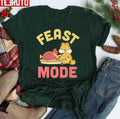 Thanksgiving Turkey Feast Mode Garfield Funny Unisex T-shirt