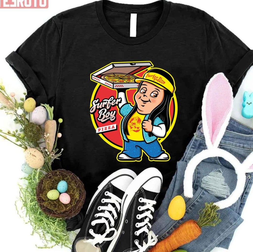 Pizza Boy Surfer Boy Pizza Unisex T-Shirt