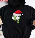 Santa Gir [Green] Christmas Art Invader Zim Unisex Hoodie
