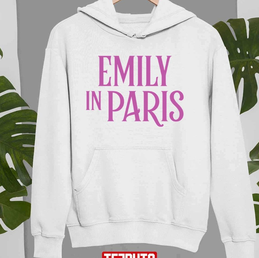 Pink Font Emily In Paris Unisex Sweatshirt