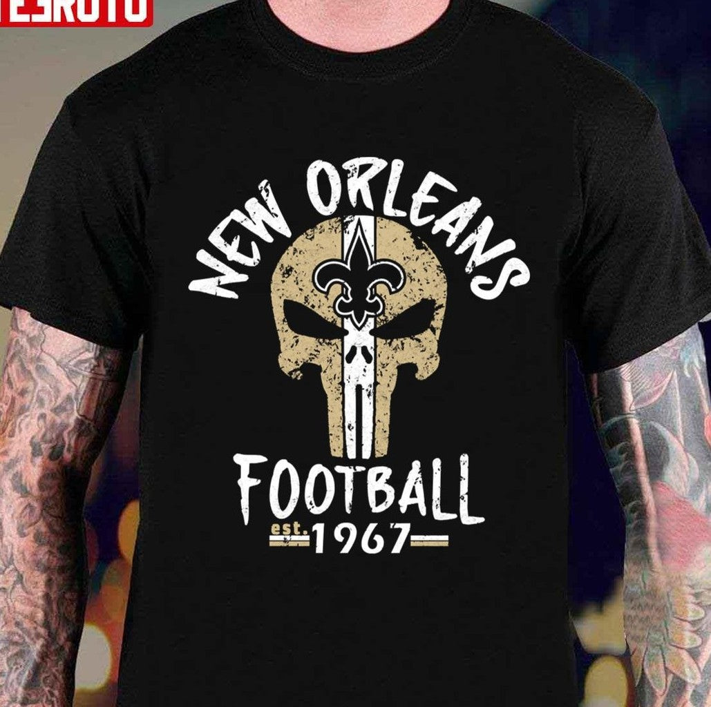 New Orleans Pro Football 1967 Grunge Vintage Design Unisex T-shirt