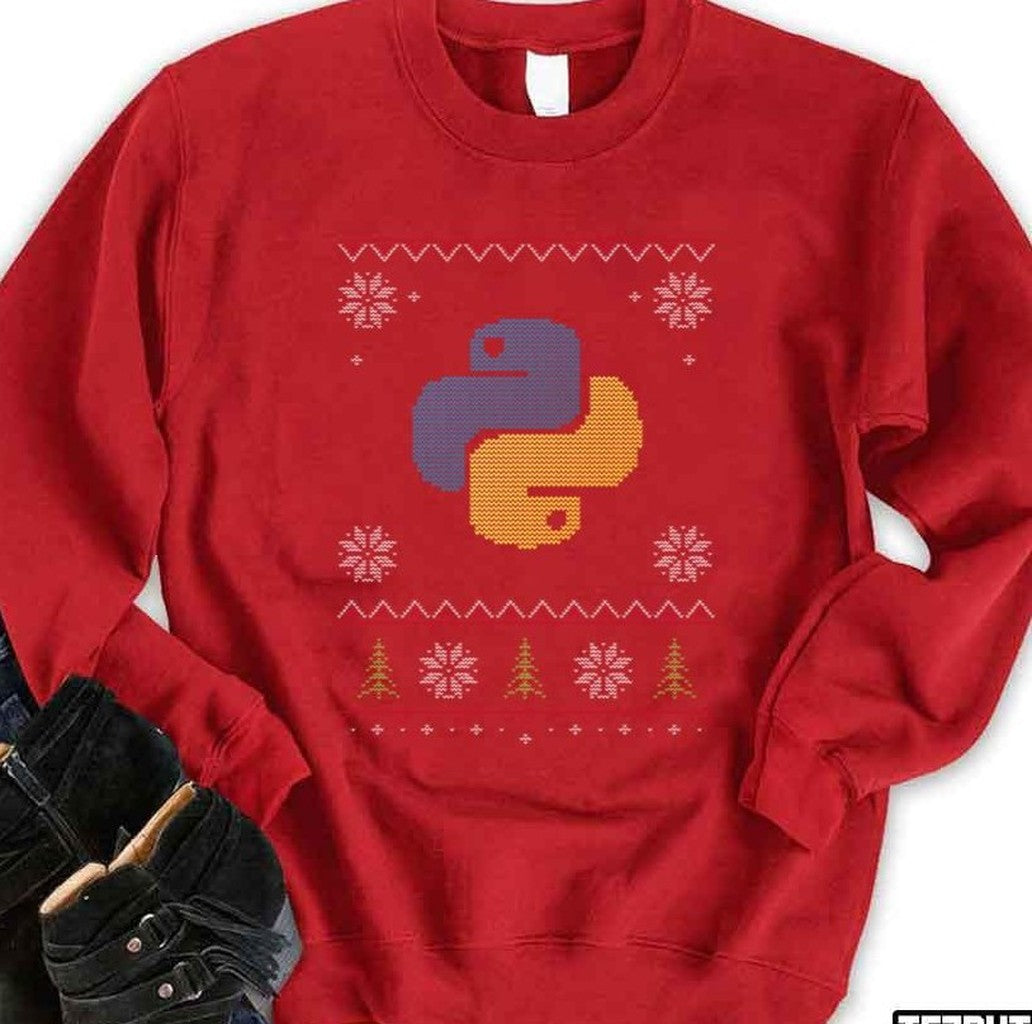 Python Programmer Christmas Unisex Sweatshirt