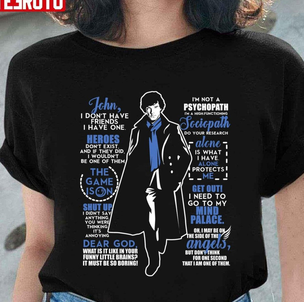 Quotes Collection Sherlock Holmes Unisex T-Shirt