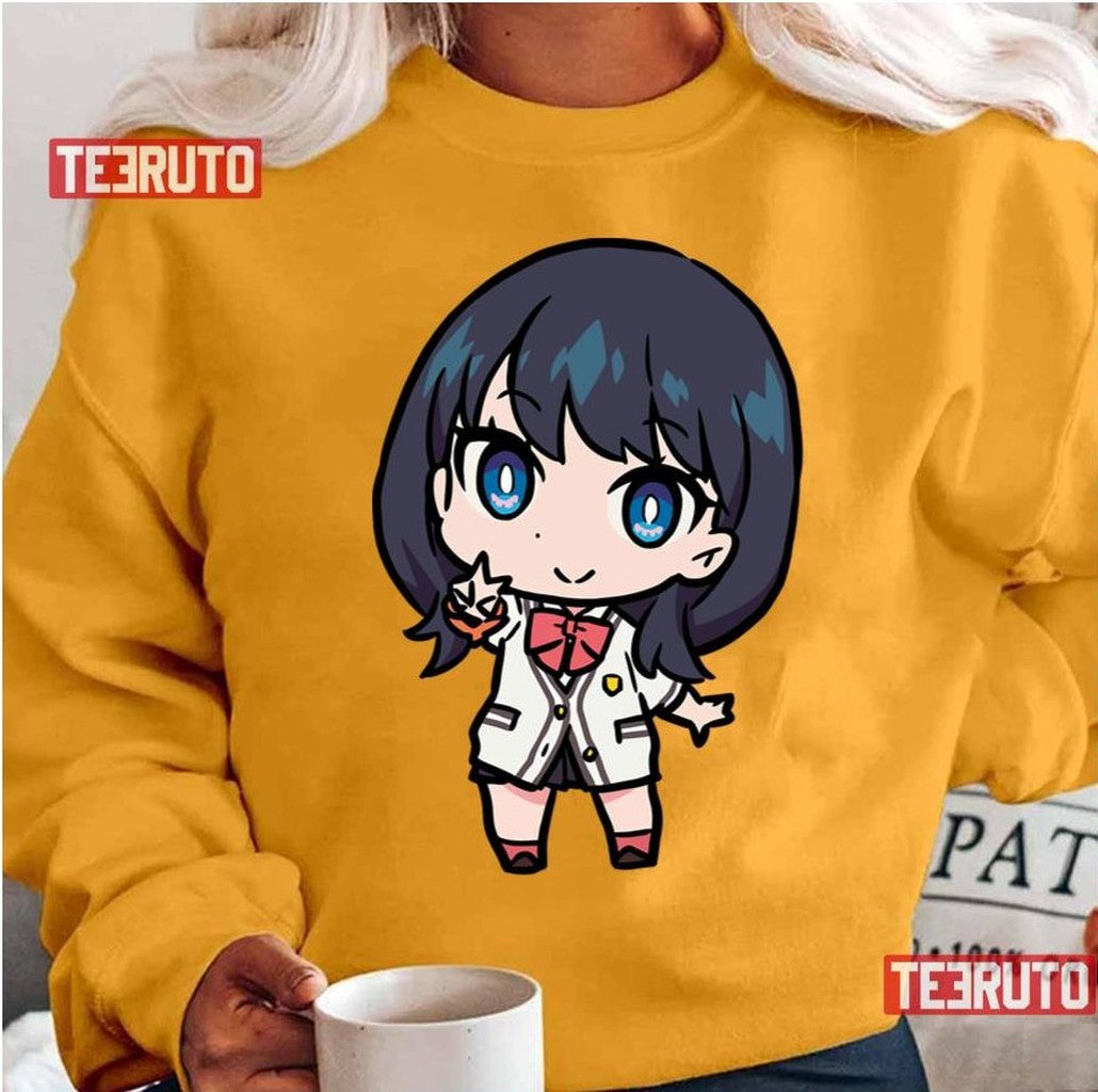 Rikka Chibi Ssss Gridman Anime Unisex T-Shirt