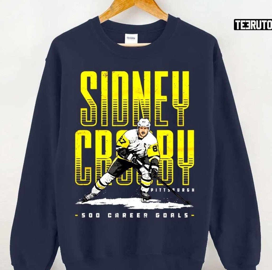 500 Career Goals Sidney Crosby Pittsburgh Penguins Unisex Sweatshirt