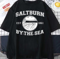 Ndvh Saltburn By The Sea Est 1861 White Print Unisex T-Shirt