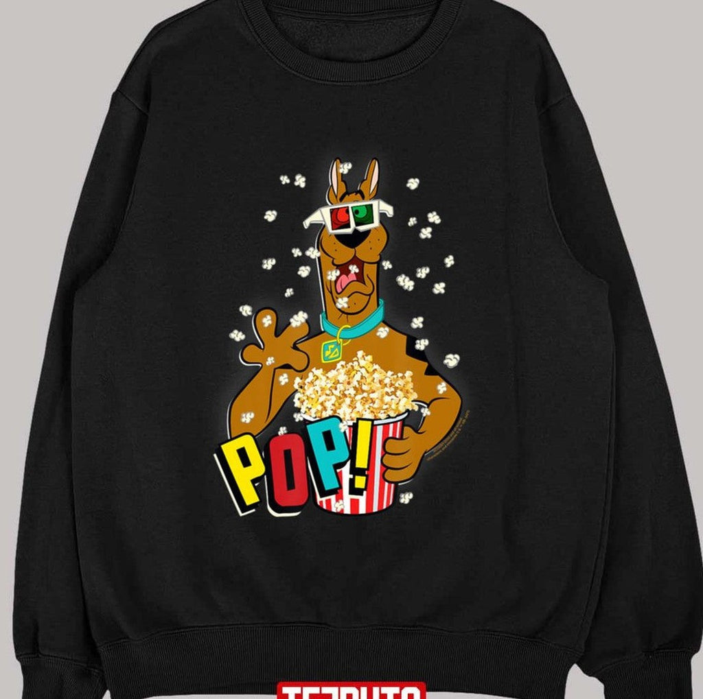 3d Popcorn Pop Scooby Doo Unisex T-Shirt