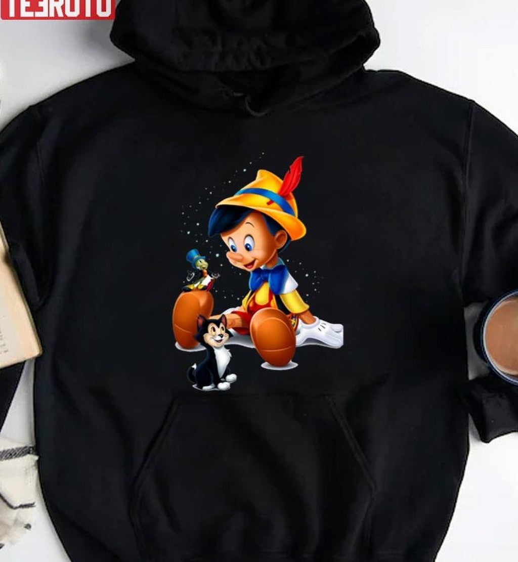Pinocchio With His Friends Unisex Sweatshirt