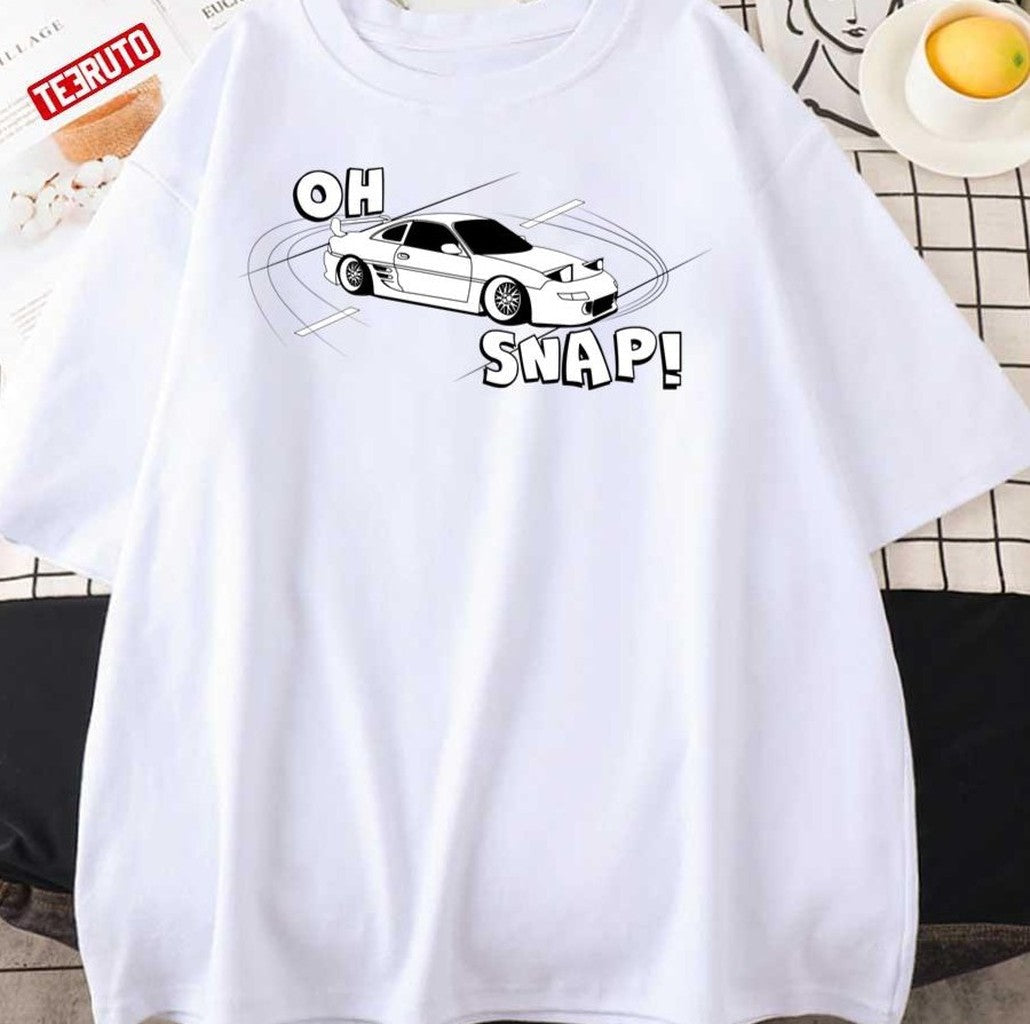 Snap Oversteer Sw20 Initial D Unisex T-Shirt