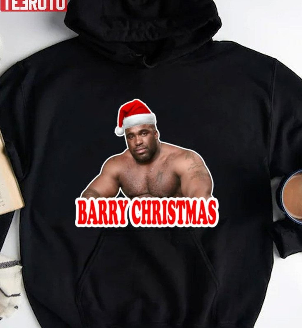 Barry Christmas Funny Meme Barry Wood Unisex Sweatshirt