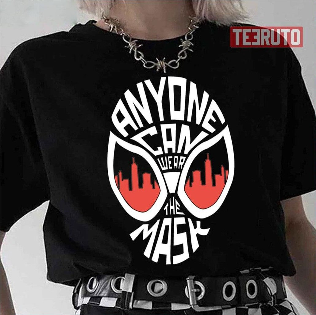 Anyone Can Wear The Mask Miles Morales Unisex T-Shirt