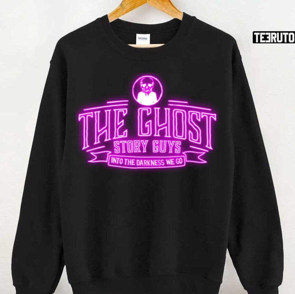 Pink Neon Ghost Story Guys Logo Unisex T-Shirt