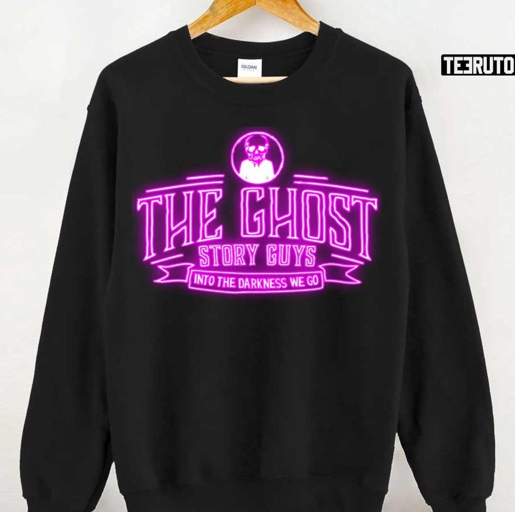 Pink Neon Ghost Story Guys Logo Unisex T-Shirt