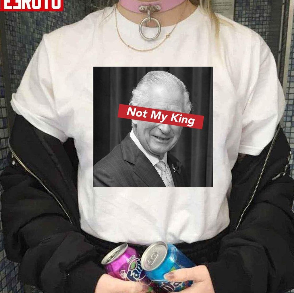 Not My King Charles III Abolish The Monarchy Unisex Sweatshirt
