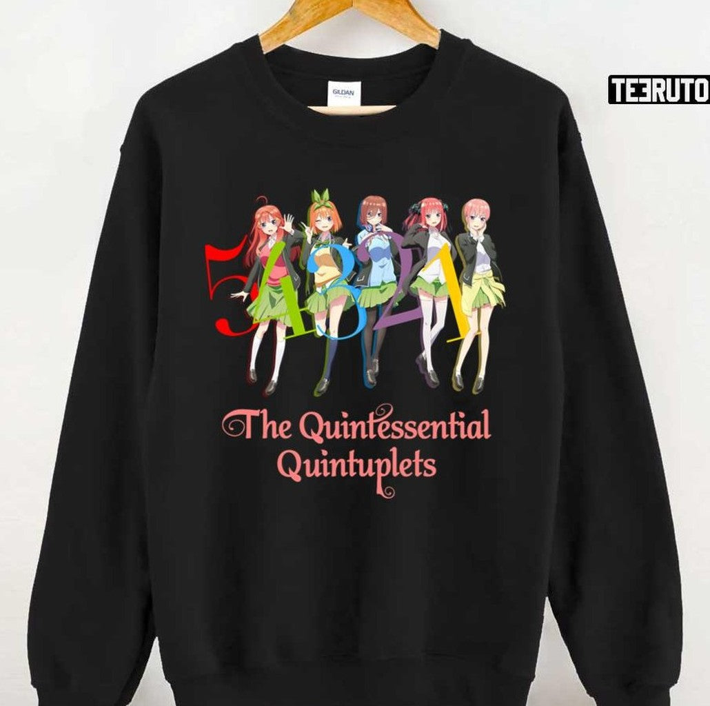 Pretty Squad The Quintessential Quintuplets Unisex T-shirt
