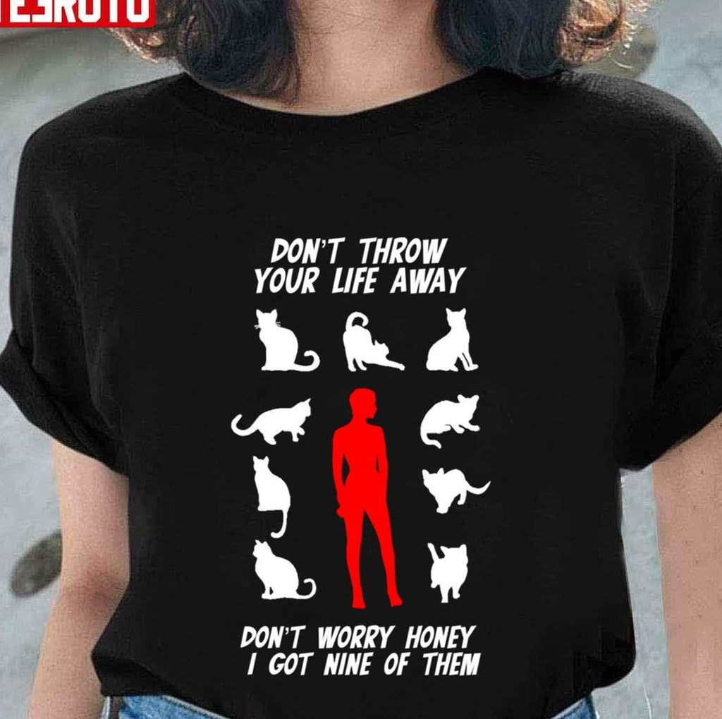 She Got Nine Lives Cat Girl Unisex Sweatshirt