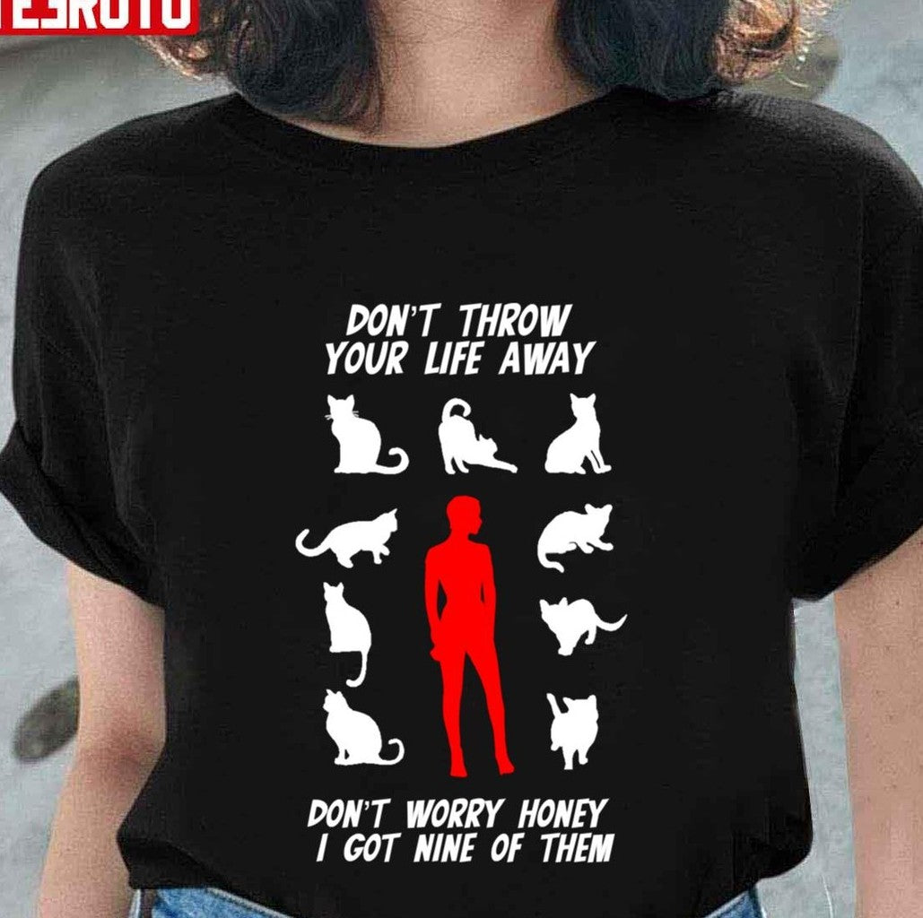 She Got Nine Lives Cat Girl Unisex Sweatshirt