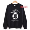 Modiste Corset Design Madame Delacroix Couturier To Bridgerton Society Unisex Sweatshirt