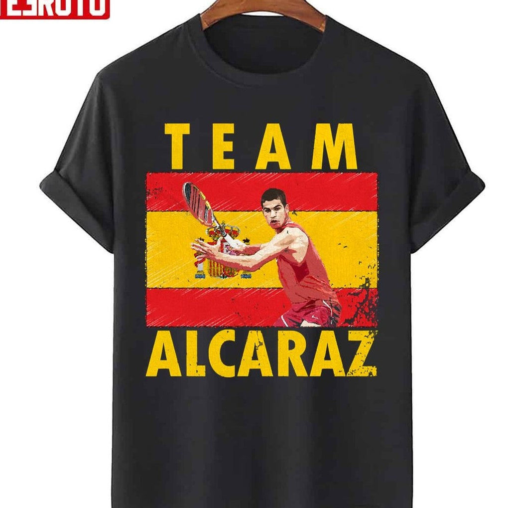 Spain Flag Team Alcaraz Carlos Alcaraz Unisex Sweatshirt