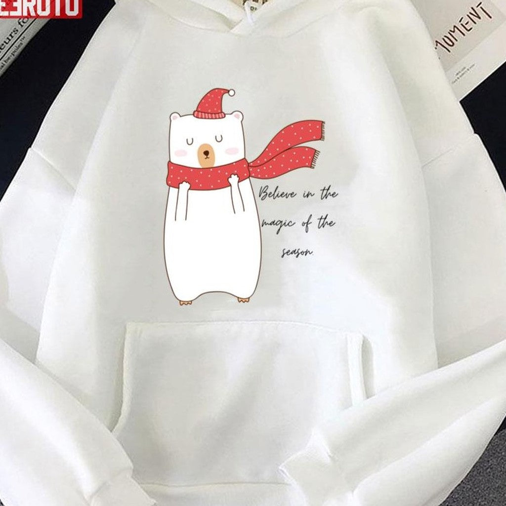 Believe In The Magic Of The Season With Mr Polar Bear Unisex Sweatshirt