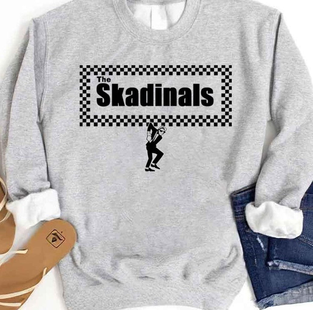 Skadinals Banner Black Logo Unisex Sweatshirt