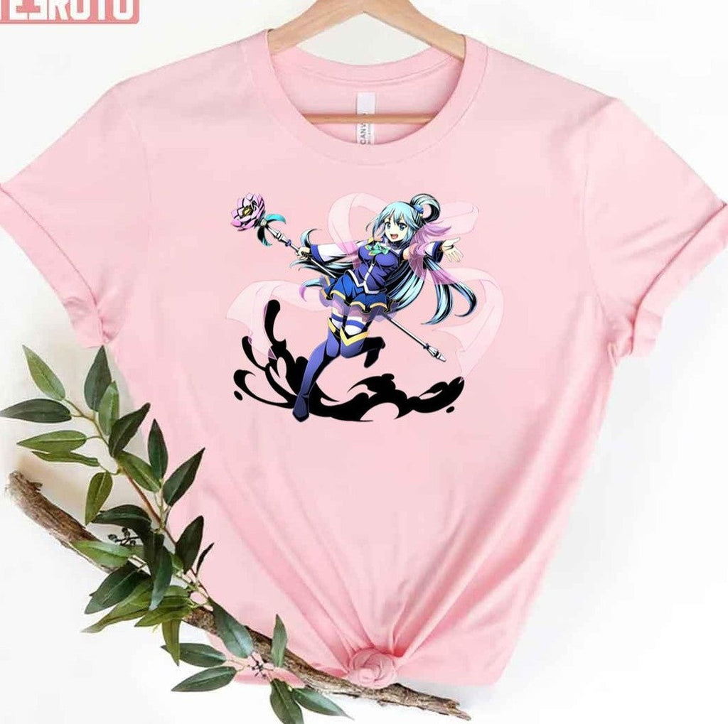 Aqua Kono Subarashii Sekai Ni Shukufuku Wo Give Blessings On This Wonderful World Unisex T-shirt