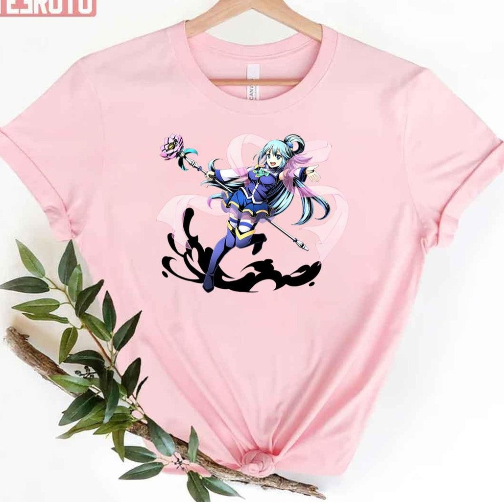 Aqua Kono Subarashii Sekai Ni Shukufuku Wo Give Blessings On This Wonderful World Unisex T-shirt