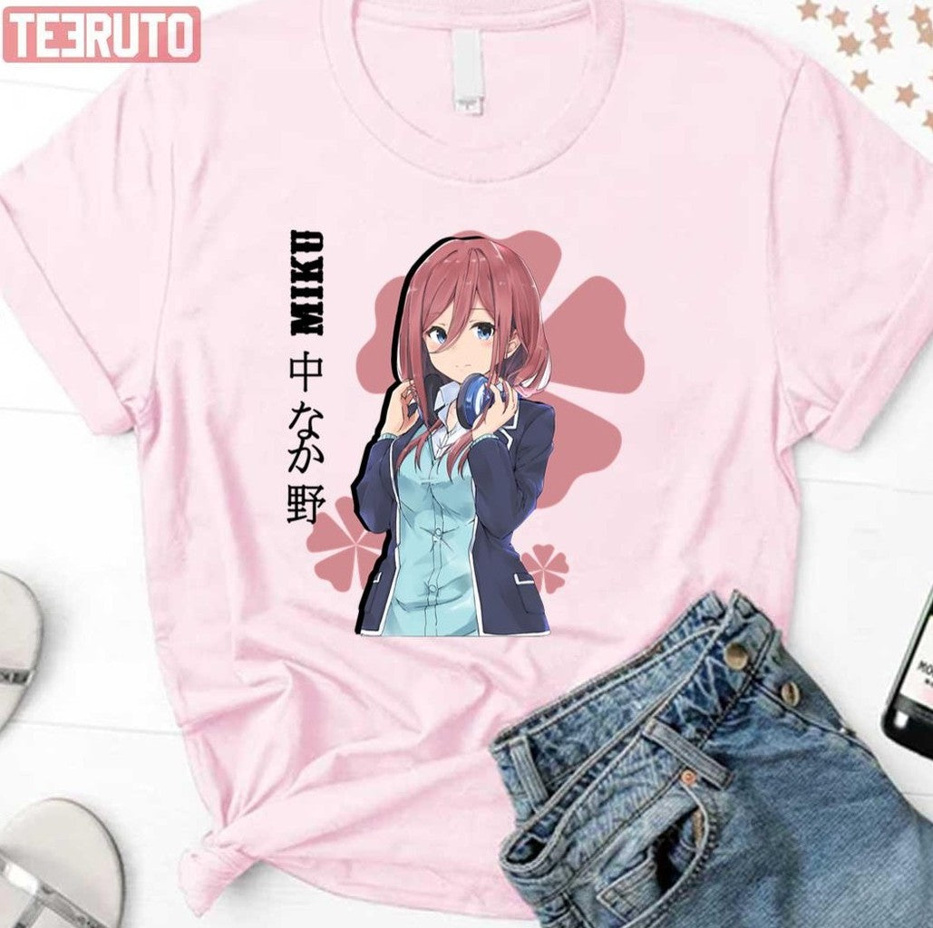 Shy Girl Miku Nakano The Quintessential Quintuplets Unisex Sweatshirt