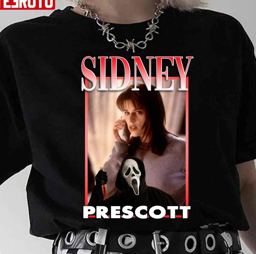 Sidney Prescott Scream Tribute Vintage Unisex T-Shirt