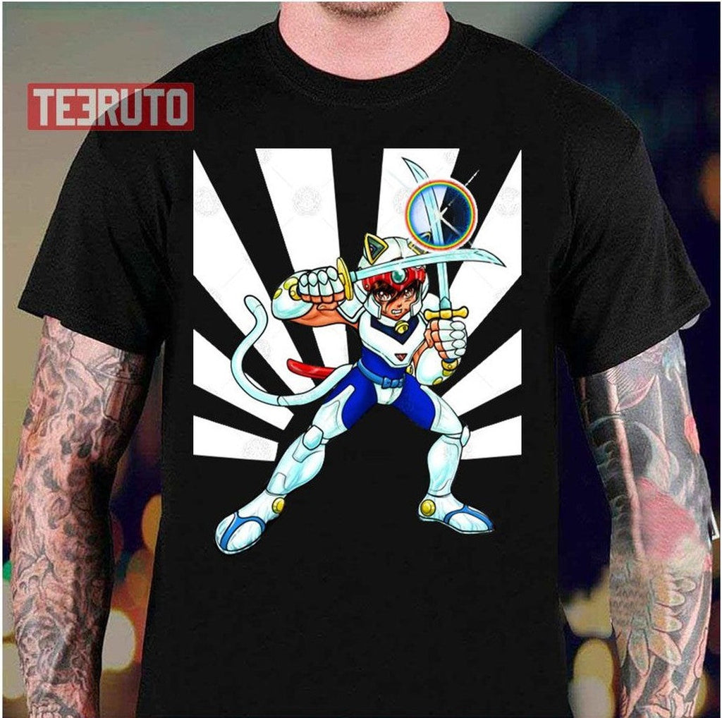 Seiya Samurai Pizza Cat Cloth White Rays Variant Unisex Hoodie