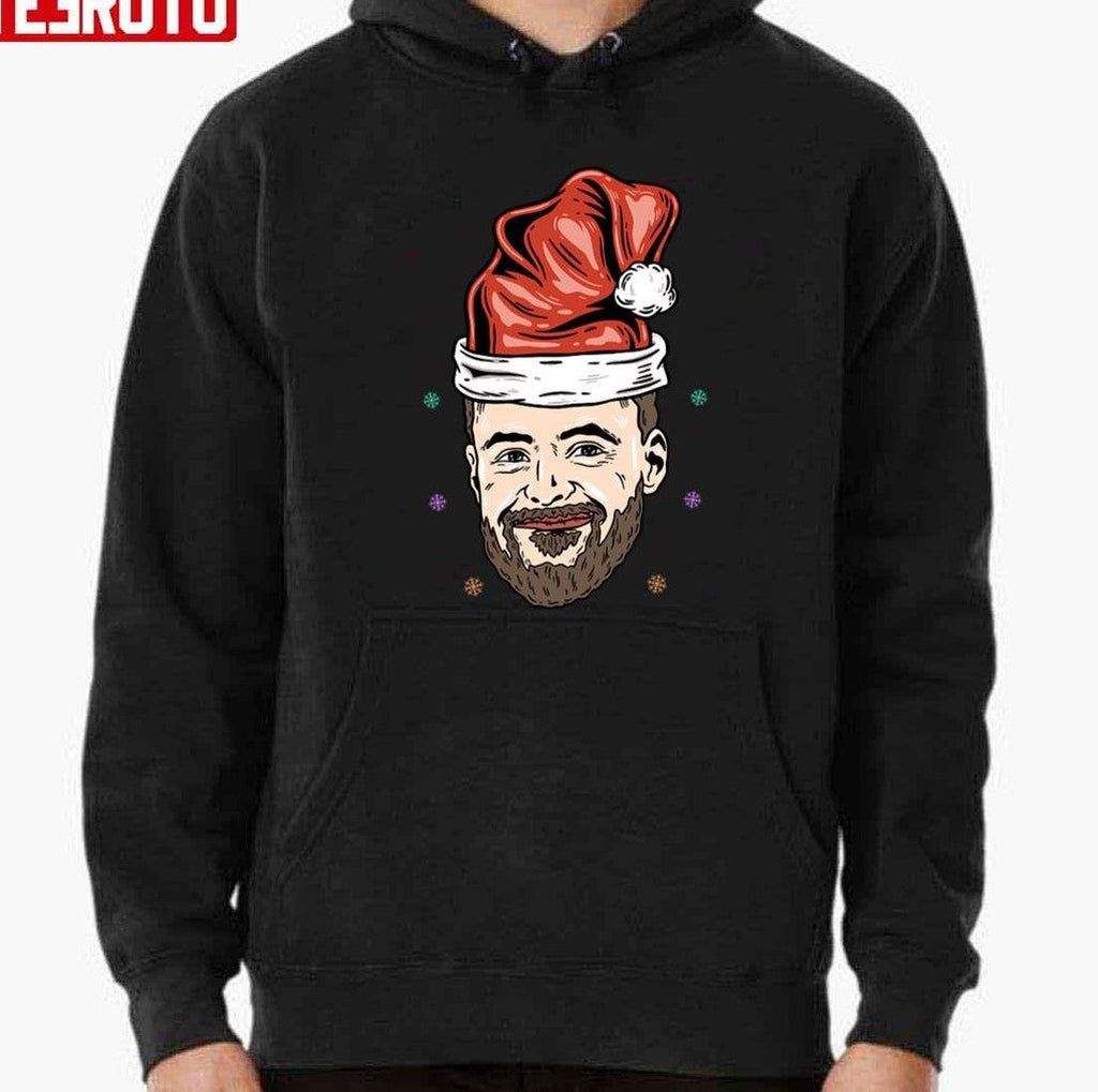 Santa Curry Christmas Pattern Basketball Unisex T-Shirt