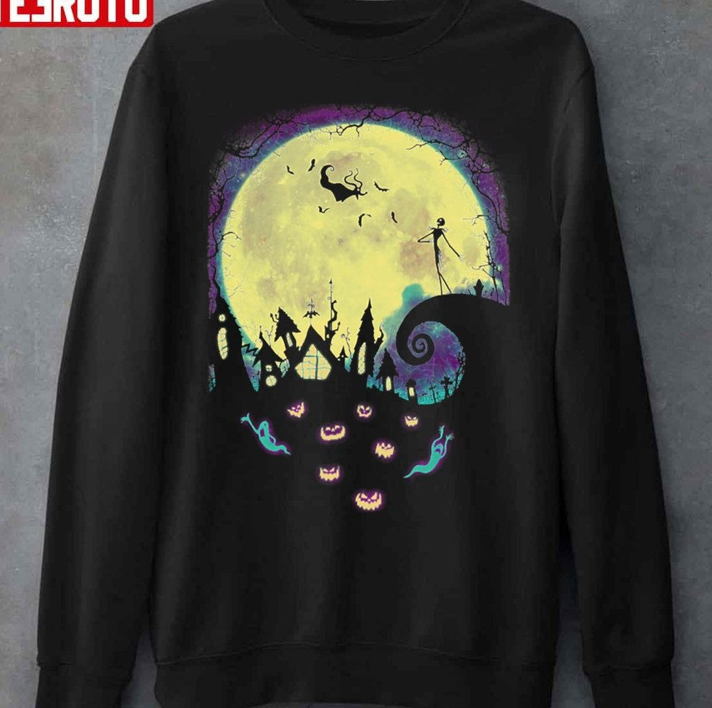 Nightmare Moon Nightmare Before Christmas Pumpkin Garden Unisex Sweatshirt