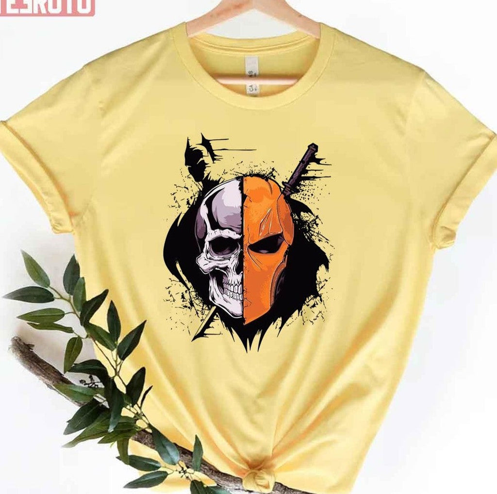 Skull Face Dc Universe Deathstroke Unisex T-Shirt -