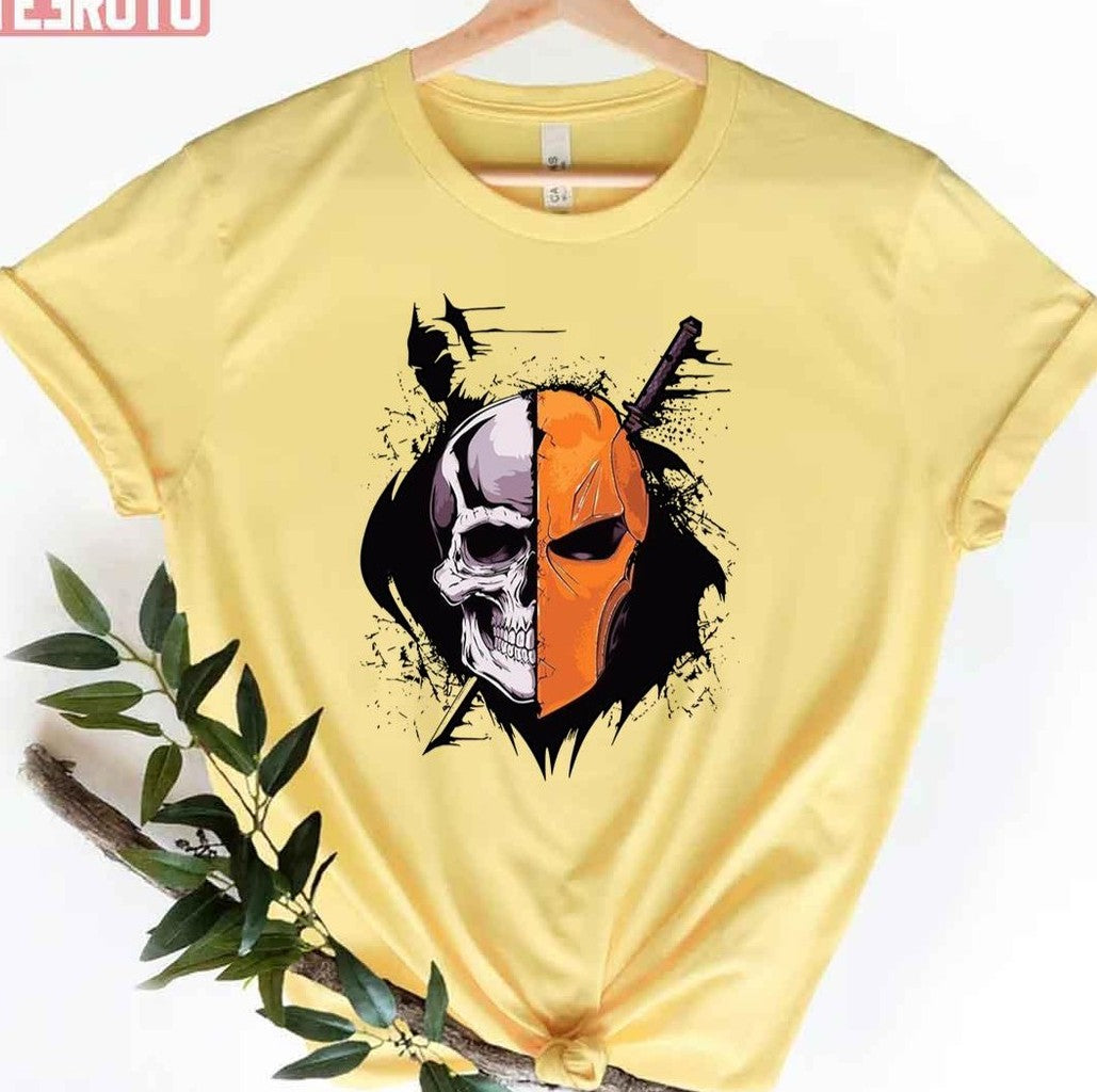 Skull Face Dc Universe Deathstroke Unisex T-Shirt -