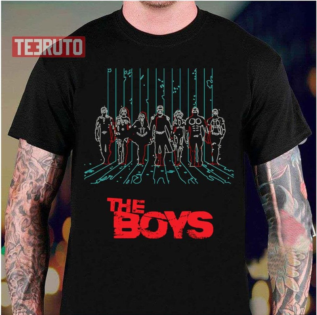 Neon Design The Boys Tv Show Unisex T-Shirt