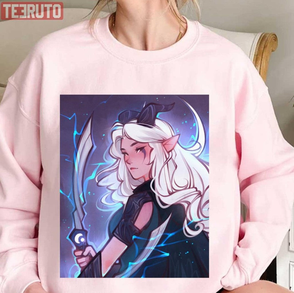 Moon Storm Rayla The Dragon Prince Fanart Unisex Sweatshirt