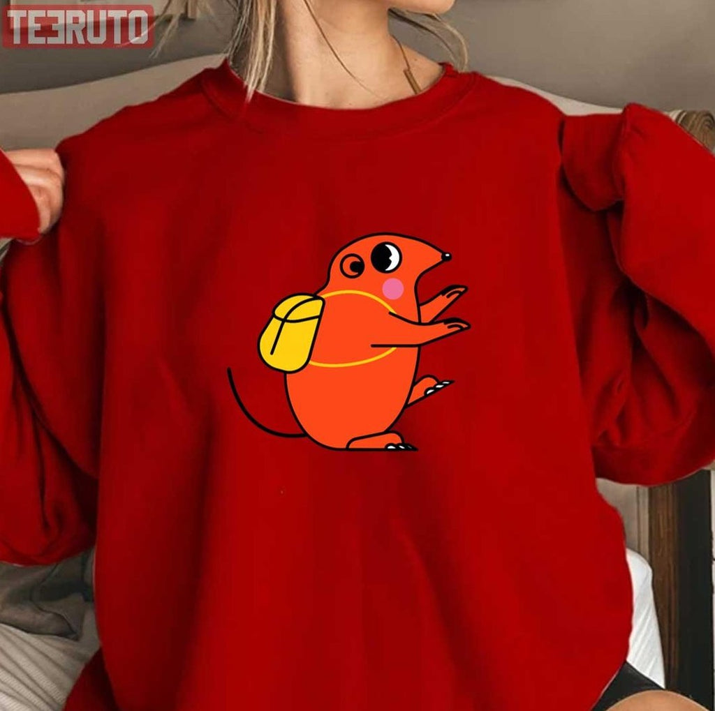 Orange Elephant Shrew Meme Unisex Sweatshirt