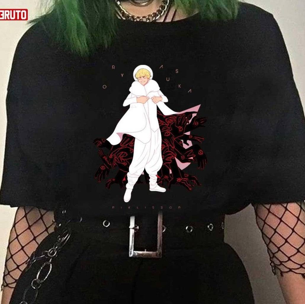 Ryo Asuka From Devilman's Anime Logo In Devilman Crybaby Unisex T-Shirt